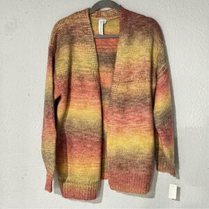 Grace+Karma Wool Knit Oversized Cardigan Size XS/S Multicolor Women's Sweater